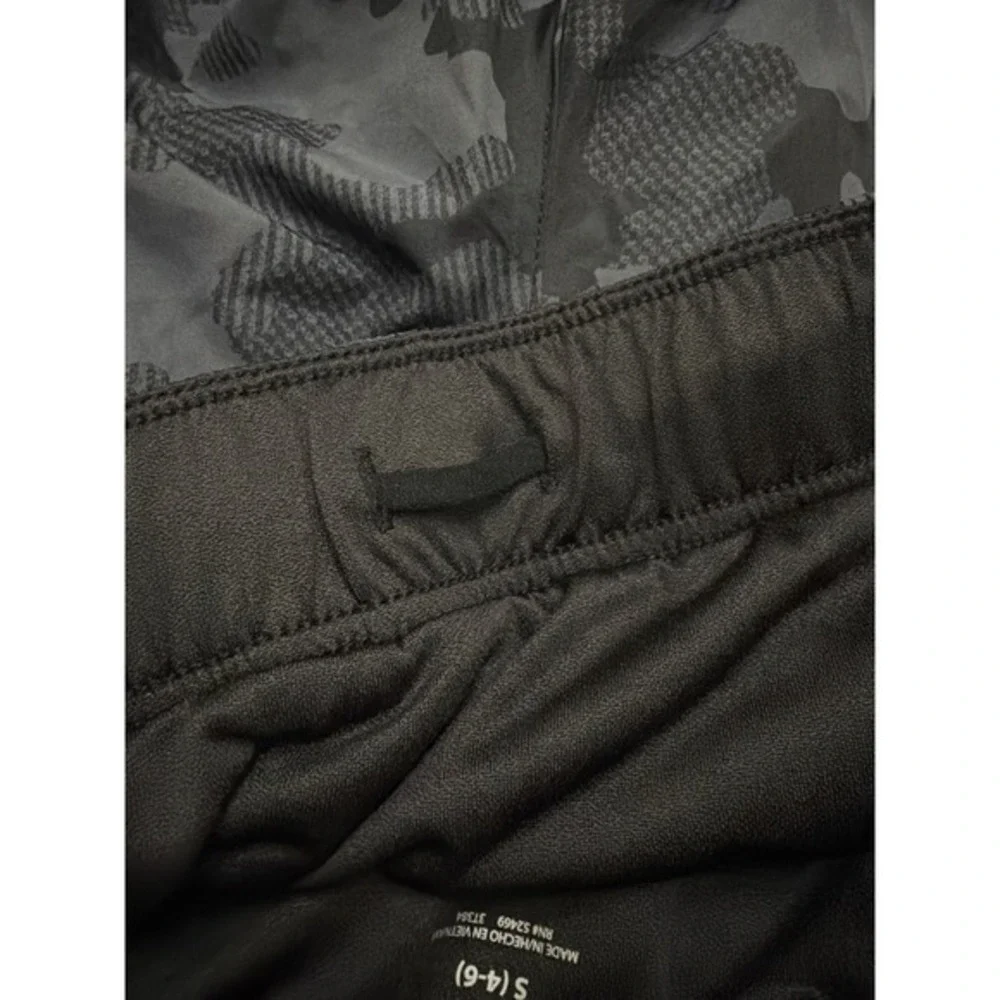 Athletic Works Boys Camo Athletic Shorts Youth S 4-6 Lined Zip Pocket.      3920